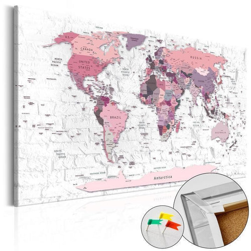 Quadro di sughero - Pink Frontiers