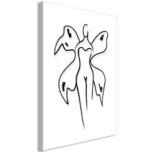 Quadro - Butterfly Woman (1 Part) Vertical