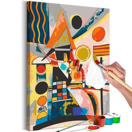 Quadro fai da te - Vasily Kandinsky: Swinging