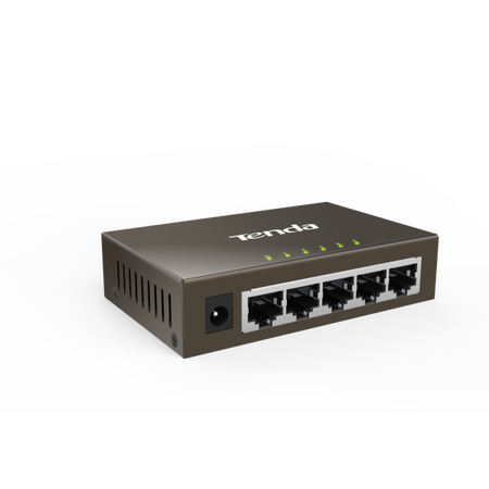 Tenda SWITCH BUSINESS TEG1005D - IEEE 802.3uxab- 5x Gigabit LAN- Capacità 10Gbps- Protezione fulmini 6KV su ogni porta