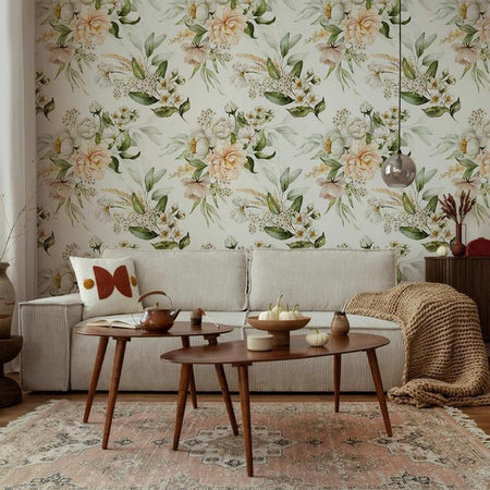 Tappezzeria murale - Flowers in the Clouds