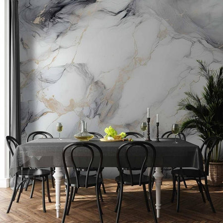 Carta da parati - Elegant Marble - Stone Structures in Neutral Colours