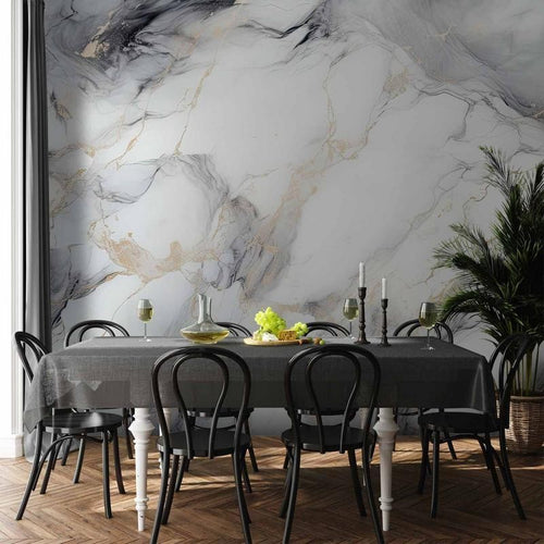 Carta da parati - Elegant Marble - Stone Structures in Neutral Colours
