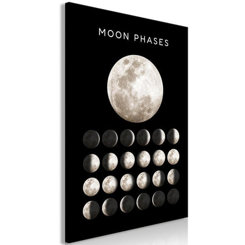 Quadro - Moon Phases (1 Part) Vertical