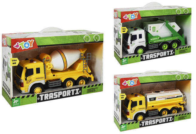 Camion a Frizione con luci suoni e try me