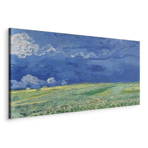 Quadro - Wheatfield under Thunderclouds