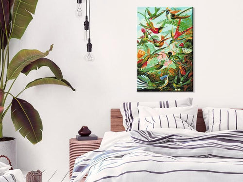 Quadro fai da te - Hummingbird Family