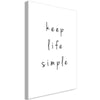 Quadro - Message (1-part) - English Text in Motivational Tone