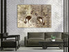 Quadro - Retro Cranes (1 Part) Wide
