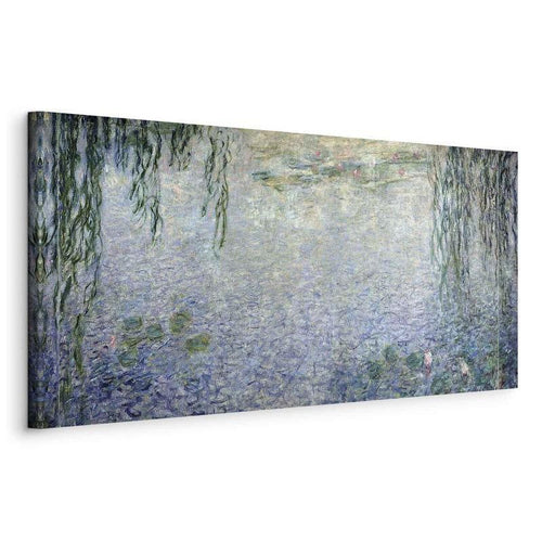 Quadro - Water Lilies: Two Weeping Willows