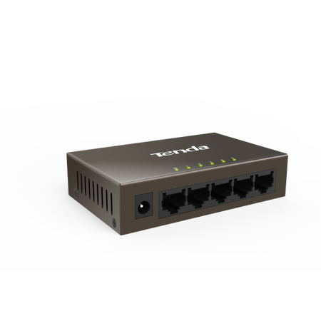 TENDA TEF1005D - DESKTOP SWITCH 5 PORTE - 10/100 MBPS - CHASSIS METALLO