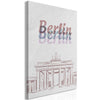 Quadro - Berlin in Watercolours (1 Part) Vertical