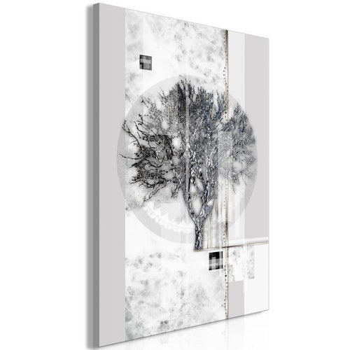 Quadro - Silver Tree (1 Part) Vertical