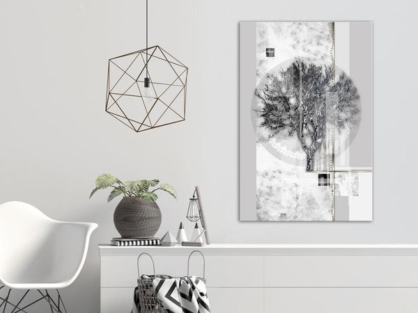 Quadro - Silver Tree (1 Part) Vertical