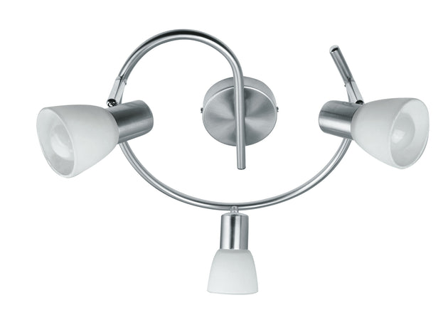 Plafoniera a tre luci dalla forma originale 40 watt E14