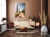 Quadro - Italian cypresses (1 Part) Vertical