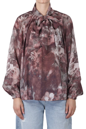 SO ALLURE So Allure - Camicia - 460562 - Fantasia Bordeaux da donna