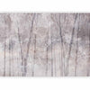 Carta da parati - Eternal forest - landscape with winter landscape in cool colours