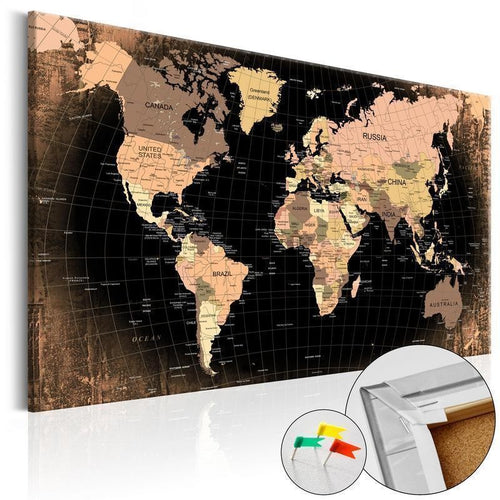 Quadro di sughero - Planet Earth