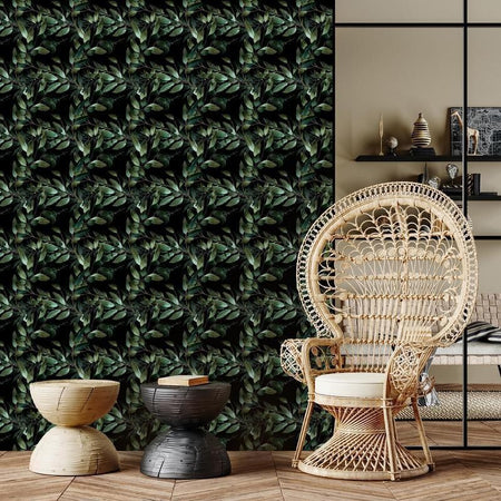 Tappezzeria murale - Winged Green
