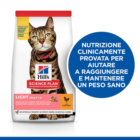 Hill's Light secco Gatti Adulti pollo 1,5 kg