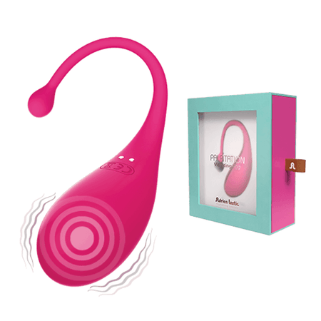 PALPITATION VIBRATORE VAGINALE OVULO IN SILICONE MORBIDO CON BATTERIA INTEGRATA E APP SMARTPHONE new