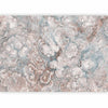 Carta da parati - Marble Flowers - Natural Stone Structures in Pastel Colours