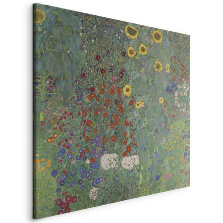 Quadro - Rural Garden With Sunflowers