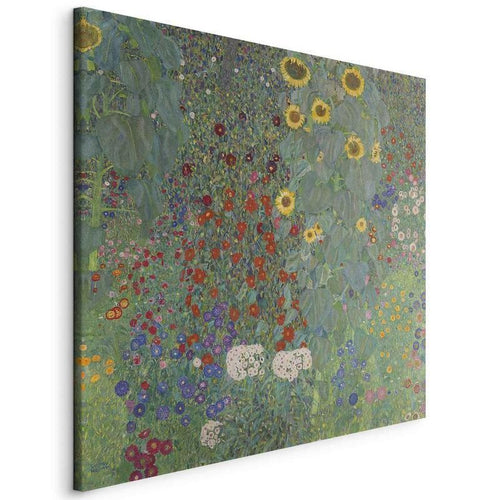 Quadro - Rural Garden With Sunflowers
