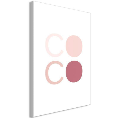 Quadro - Pink Coco (1 Part) Vertical