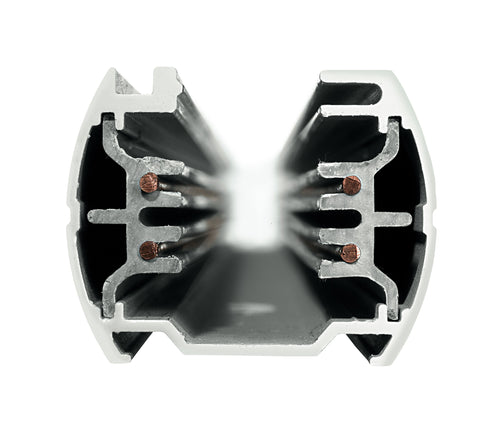 Binario nero per faretto led di 3 m