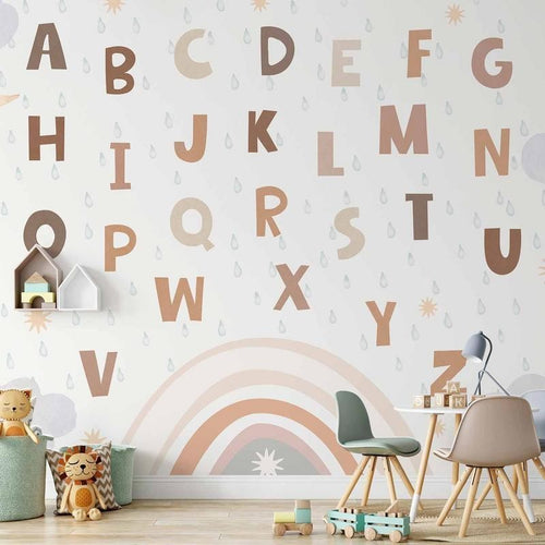 Carta da parati - Letters in Soft Colours
