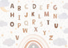 Carta da parati - Letters in Soft Colours