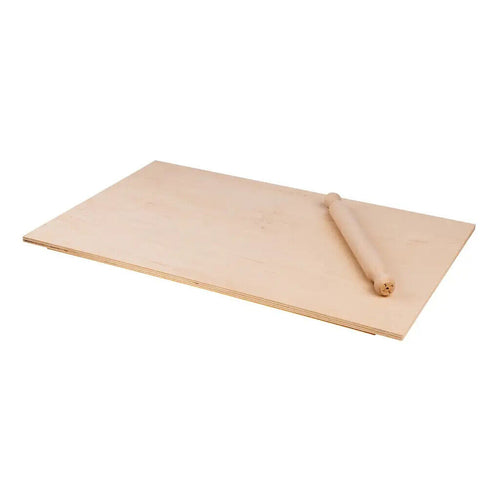 ASSE TAVOLA DA PASTA IN MULTISTRATO DI BETULLA CON MATTARELLO - cm.58x38