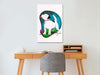 Quadro - Dog and Ball (1 Part) Vertical