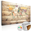 Quadro di sughero - The World at Your Fingertips