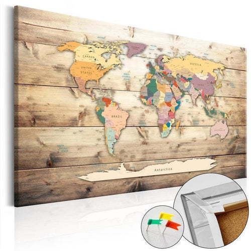 Quadro di sughero - The World at Your Fingertips