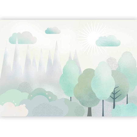 Carta da parati Foresta da favola