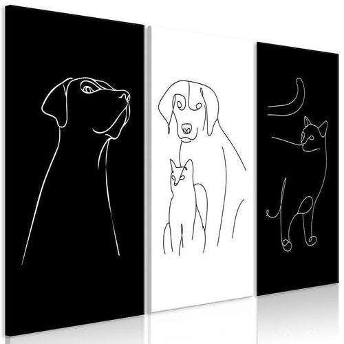 Quadro - Domestic Animals (3 Parts)