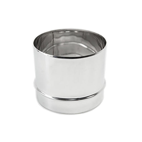 Raccordo inox M da 300mm per collegare tubo rigido a tubo flessibile