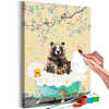 Quadro fai da te - Bathing Bear