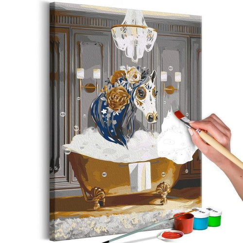 Quadro fai da te - Bathing Horse