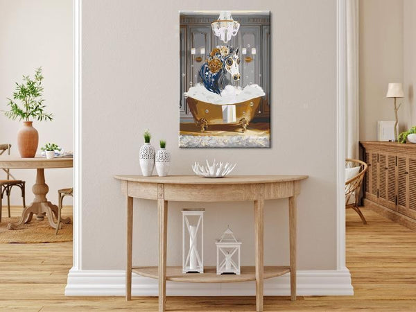 Quadro fai da te - Bathing Horse