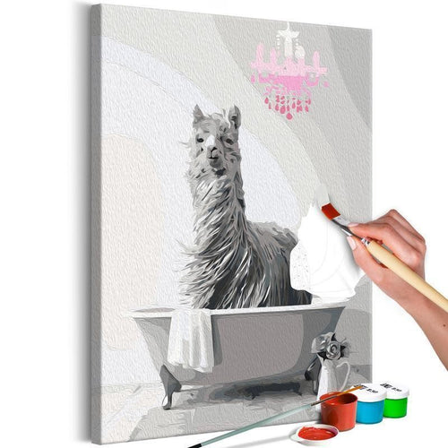 Quadro fai da te - Lama in the Bathtub