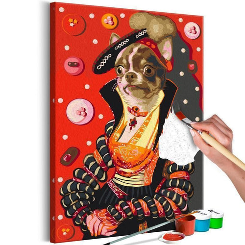 Quadro fai da te - Red Robe