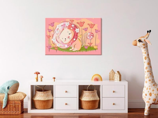 Quadro fai da te - Young Lion