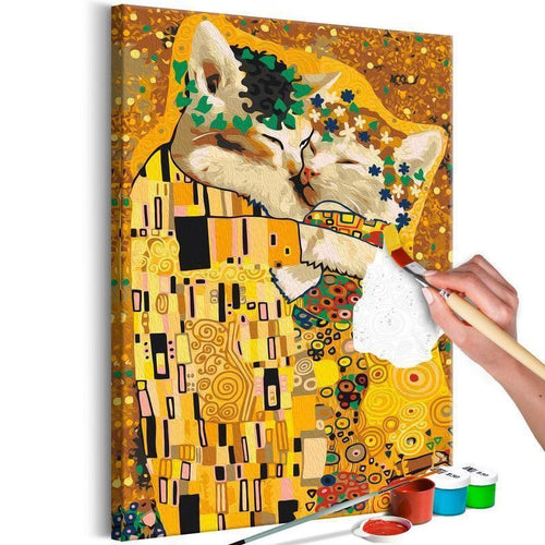 Quadro fai da te - Kissing Cats