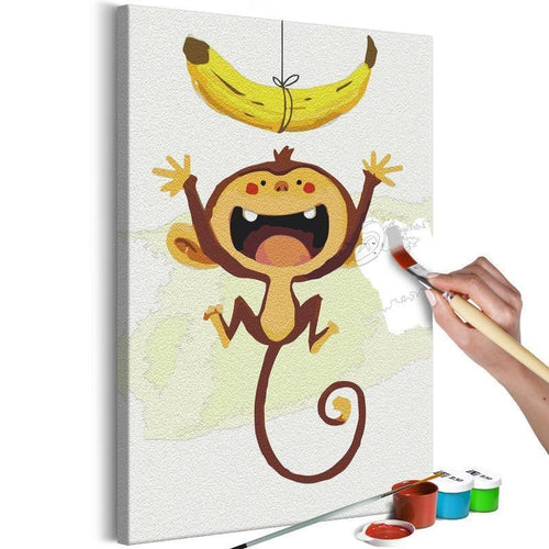 Quadro fai da te - Hungry Monkey