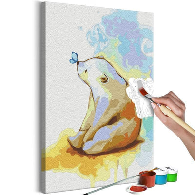Quadro fai da te - Teddy Bear and Butterfly