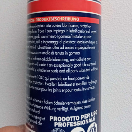Olio di silicone da 100ml con alto potere lubrificante con beccuccio dosatore